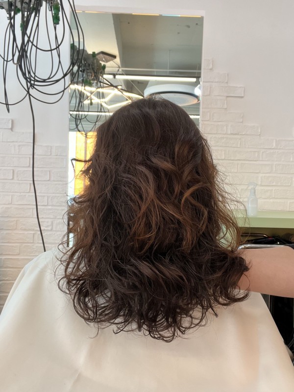 복대동 미용실 펌이어려운 가는연모의 셋팅펌1