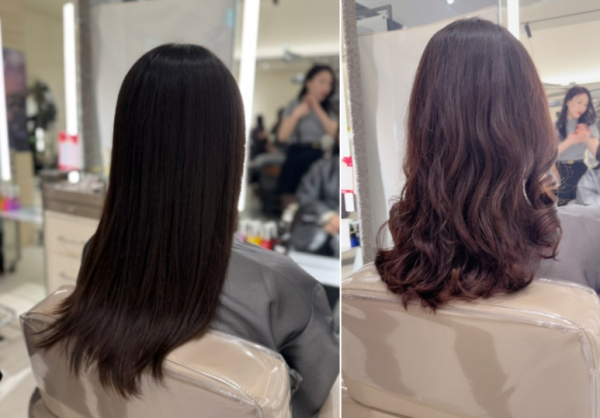 반포 미용실 그레이스펌 시술전후 사진