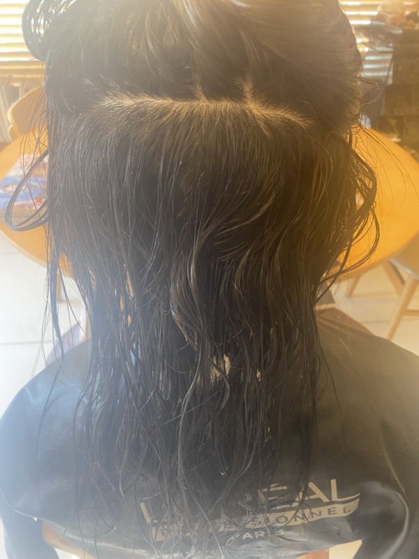 성신여대 미용실 여자 리프컷 후 볼륨매직3