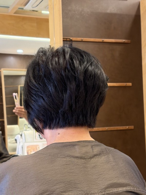 성신여대 미용실 여자 리프컷 뿌리염색2