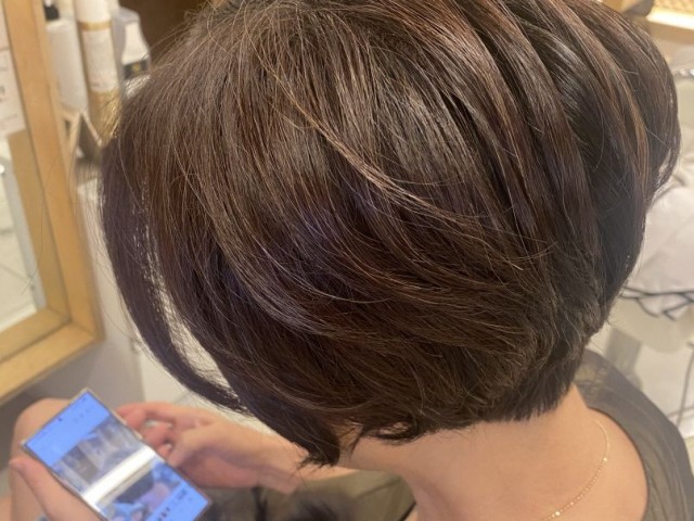 성신여대 미용실 여자 리프컷 후 볼륨매직