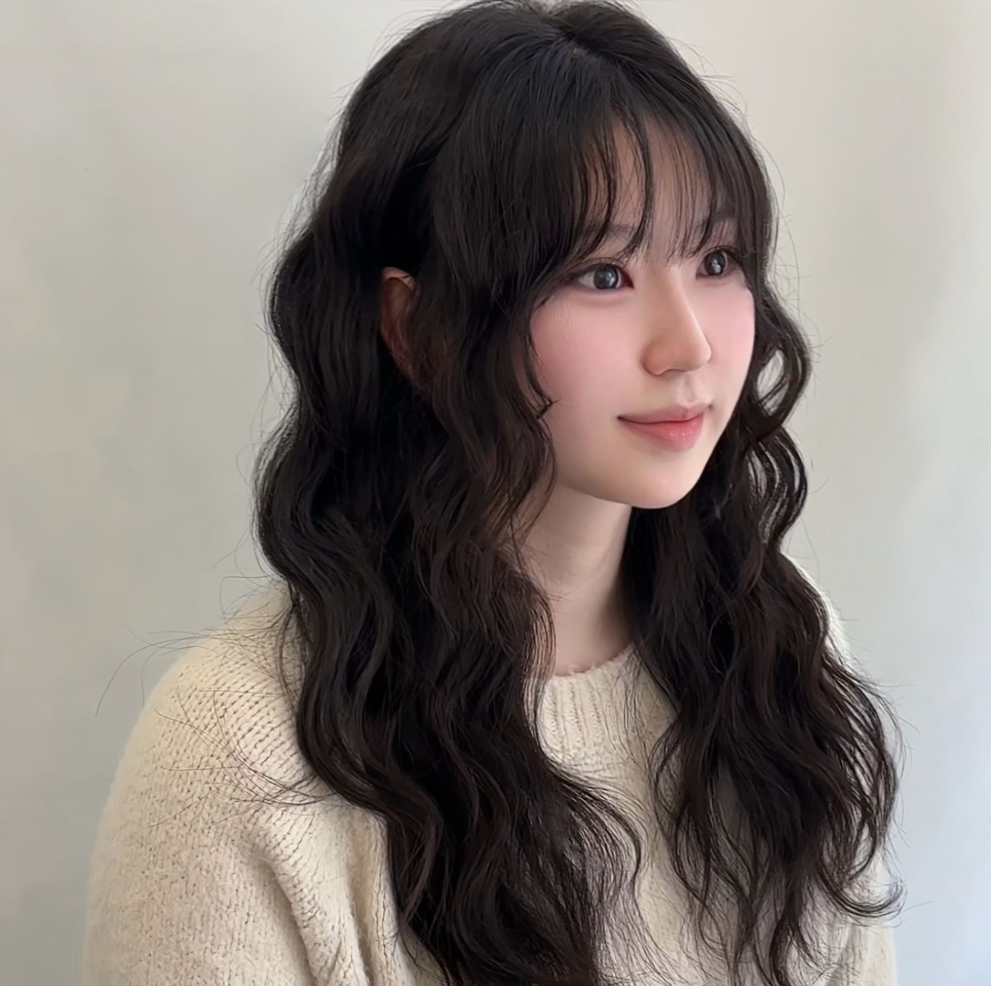 성북구미용실 살롱드바이퍼스트은비 볼살·광대 커버되는 젤리펌｜여리여리한 긴머리