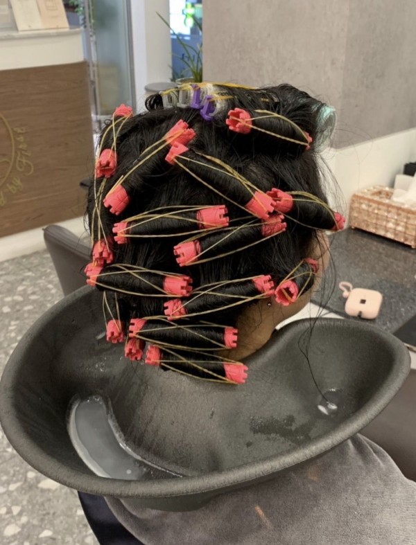 성신여대역 미용실 젤리펌 시술중5