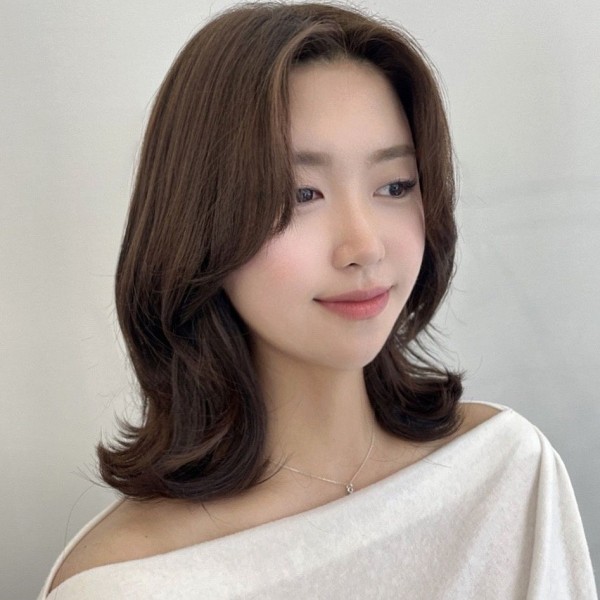 성신여대 미용실 빌드펌 시술후 측면 모습