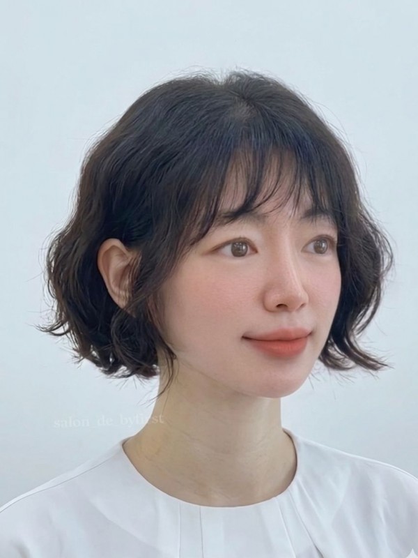 성신여대 미용실 단발웨이브 퓨링펌1