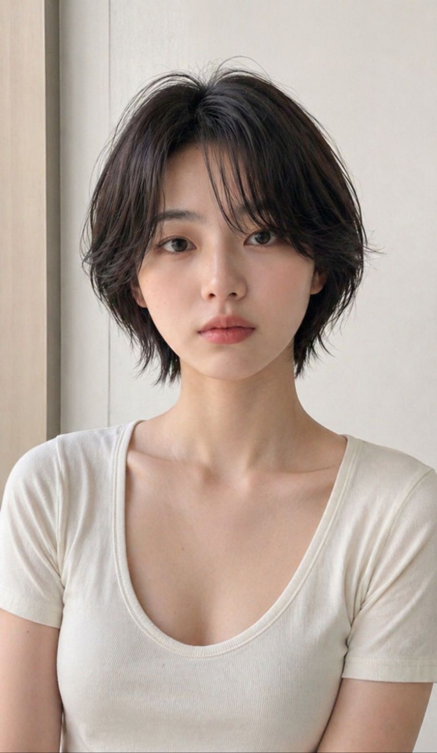숏컷 볼륨매직