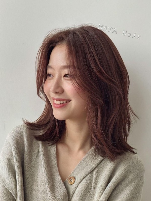 성신여대 미용실 퍼플브라운 C컬