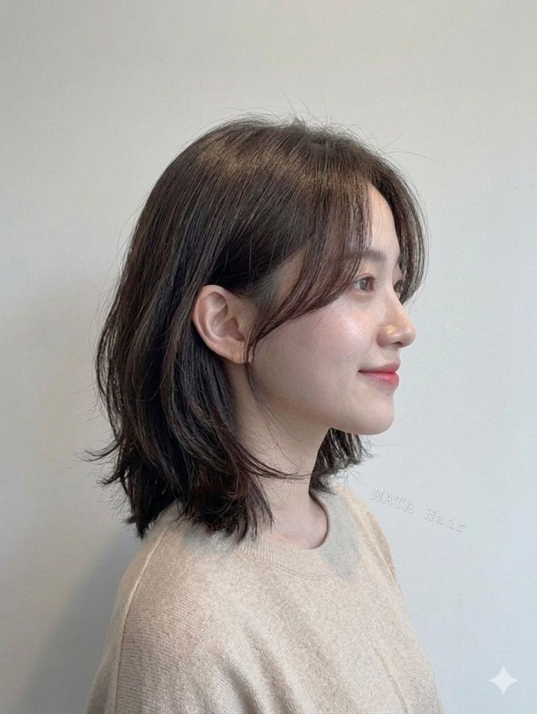 단발레이어컷 단발 c컬2