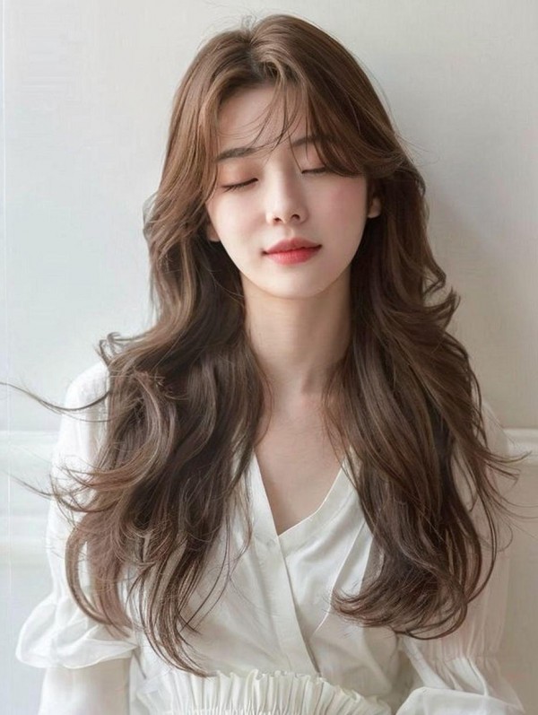 성신여대 미용실  매트애쉬브라운 루즈셋팅펌