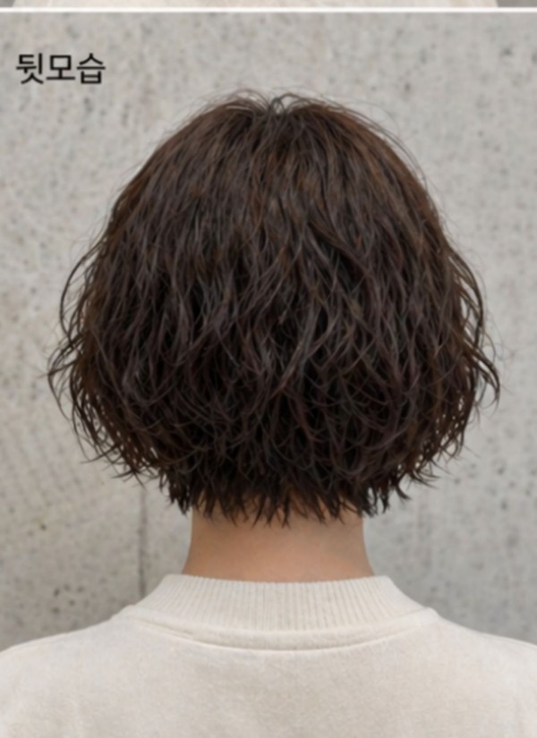 단발 c컬 셋팅펌3