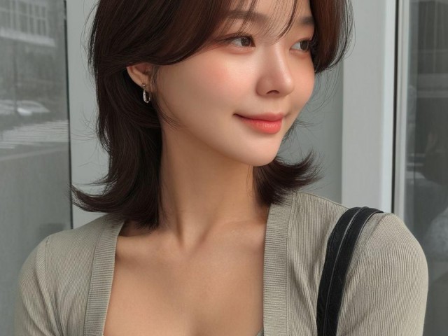 성신여대 미용실 긴단발 레이어컷 CS컬펌