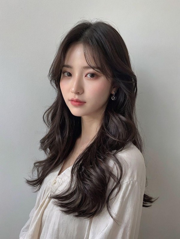 성신여대 미용실 그레이 펌 자연 블랙