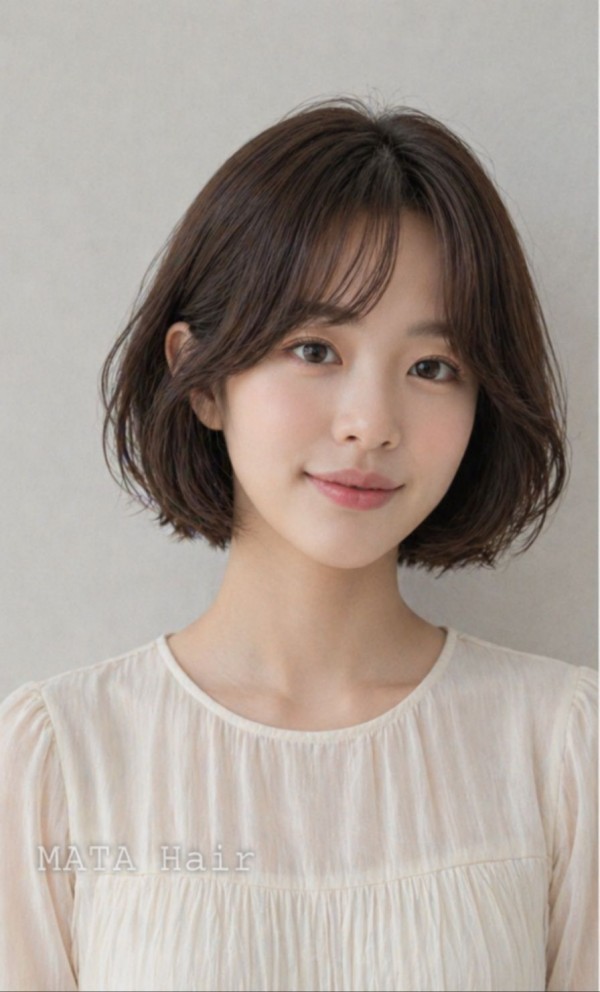 보브컷 볼륨매직펌1