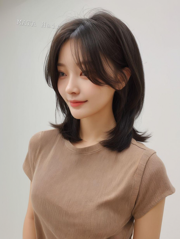 성신여대 미용실 중단발 레이어드 C컬펌