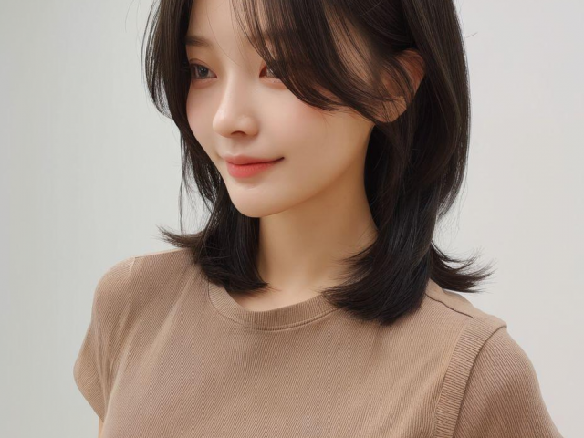 성신여대 미용실 중단발 레이어드 C컬펌