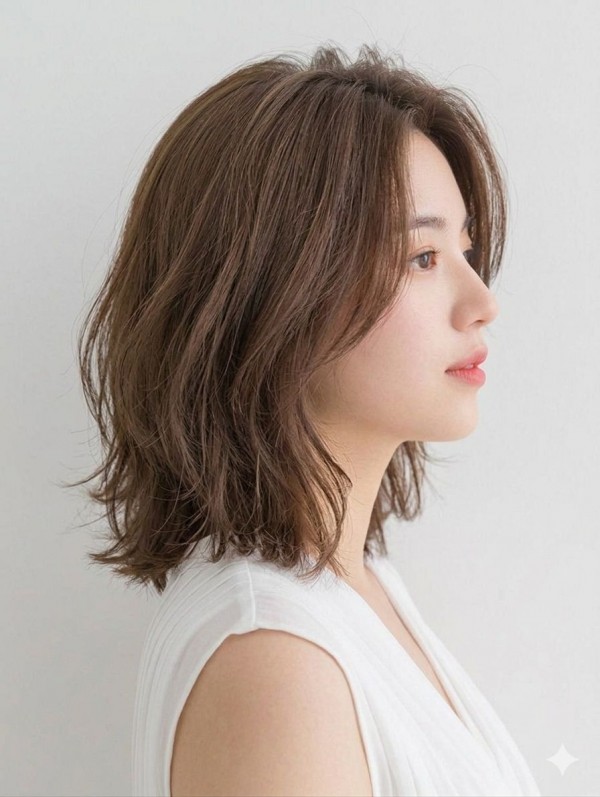 단발 레이어컷 볼륨매직펌2