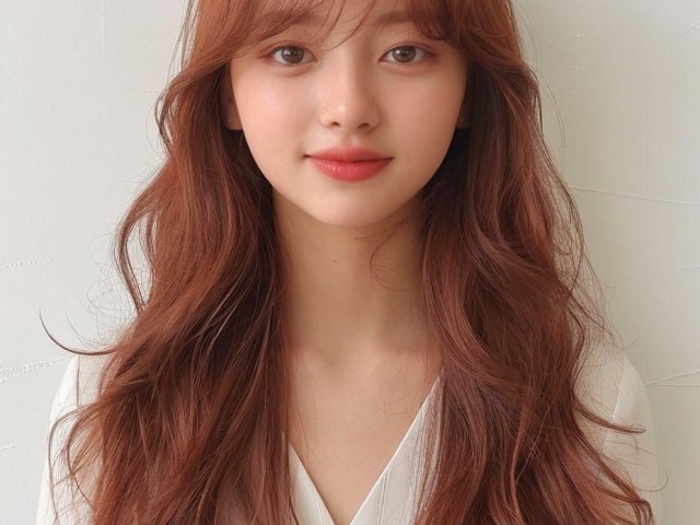 성신여대 미용실 핑크 오렌지 플라워 펌