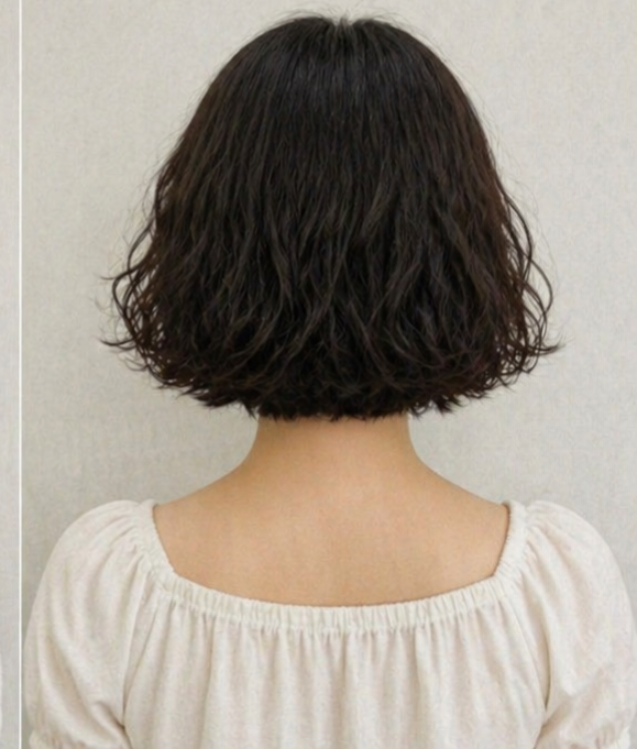 단발 빈티지펌4