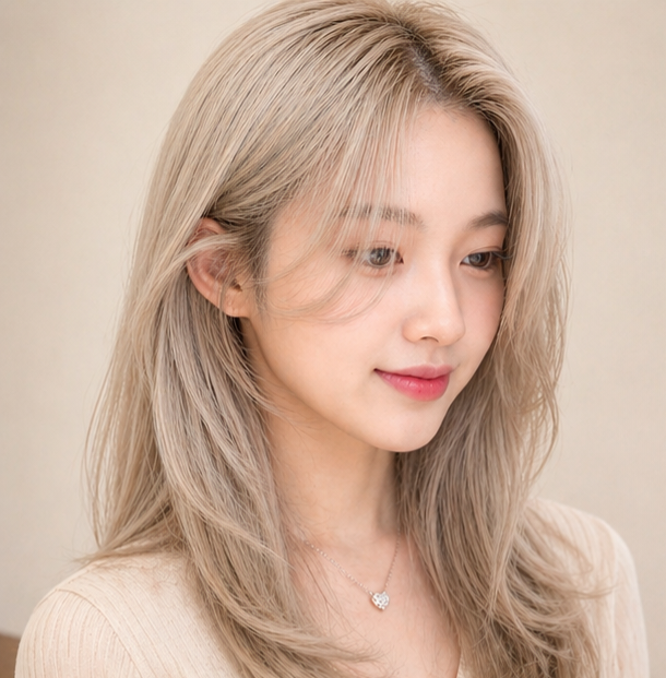 성신여대 미용실 탈색 애쉬베이지 레이어드컷 후기✨ 자연스러운 여신머리 완성