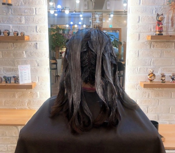 밀크브라운 컬러염색5