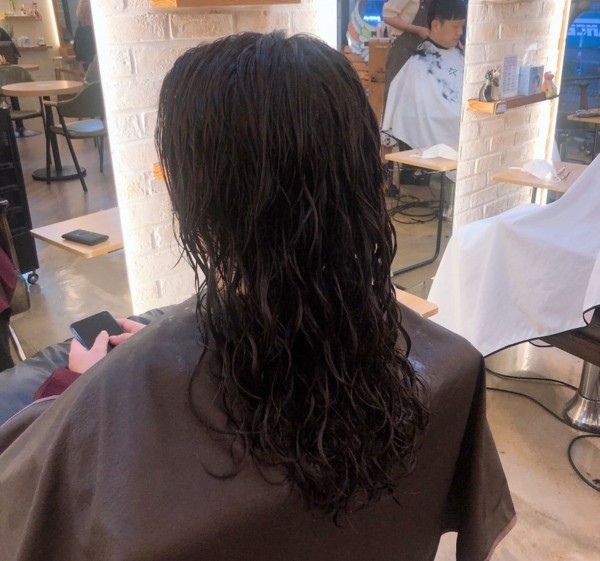 레이어드컷과 구름펌 물결펌6