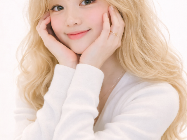 성신여대 미용실 백금발 스타일