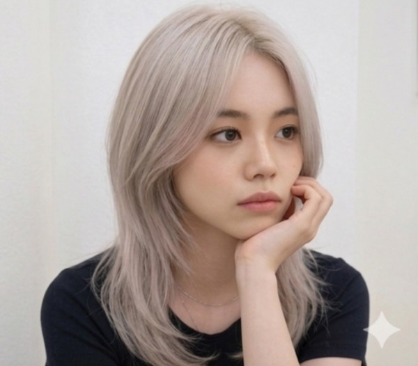 성신여대 미용실 추천 얼굴 소멸 미디움 레이어드컷 코토리 베이지 염색3