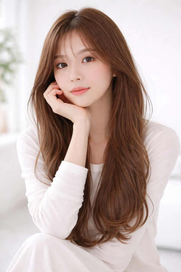 성신여대역 미용실 밀크 브라운 컬러3