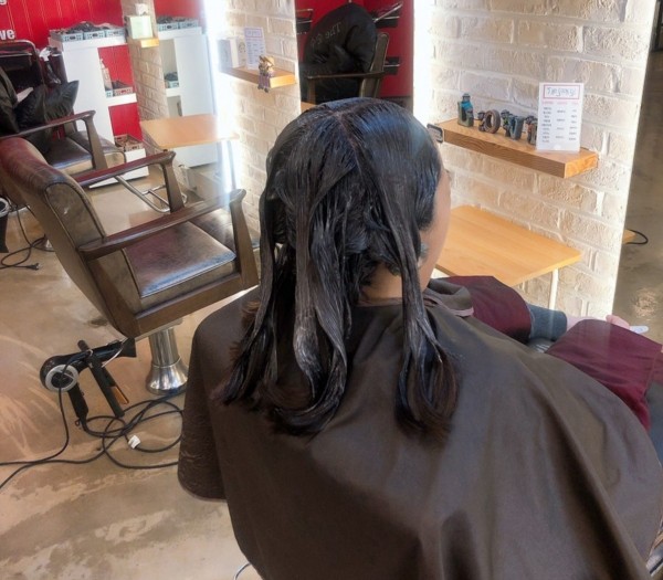 밀크브라운 컬러염색6