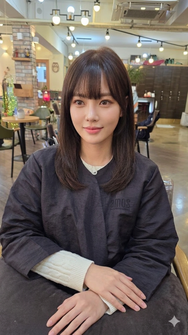 성신여대 미용실 중간길이 볼륨매직1