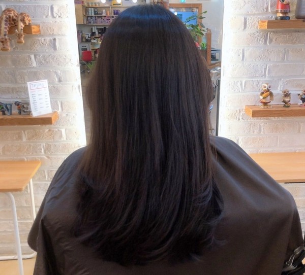 탈색머리스타일  애쉬블루 발레아쥬7