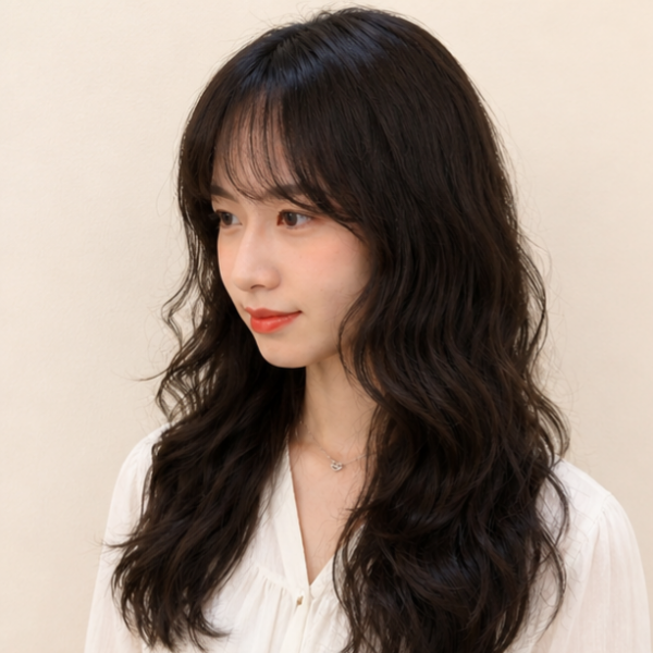 성신여대 미용실 긴머리 레이어드컷 S컬펌3