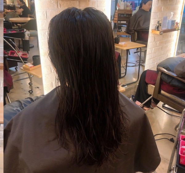 레이어드컷과 구름펌 물결펌8