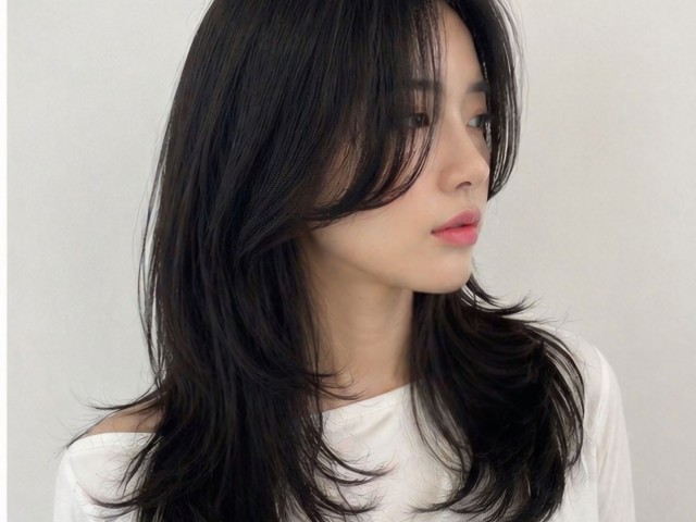 레이어드컷과 함께한 레이어드펌