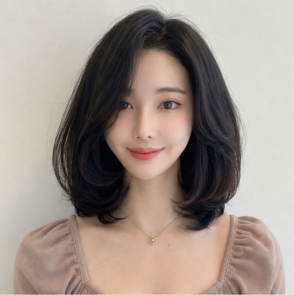 단발머리 볼륨펌1