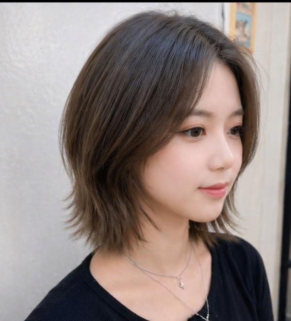 탈색머리 스타일 애쉬브라운3