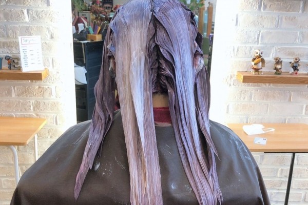 성신여대역 미용실 핑크브라운컬러4