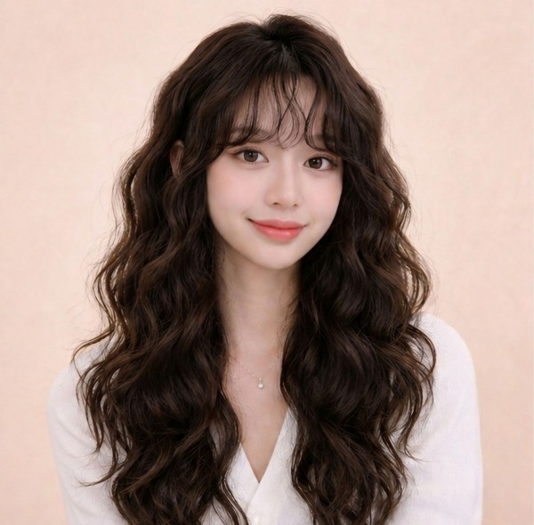 레이어드컷과 구름펌 물결펌1