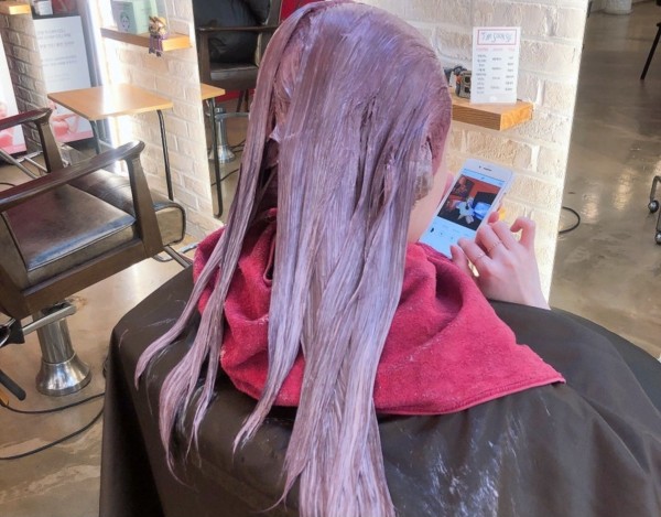 성신여대역 미용실 라벤더 애쉬컬러7