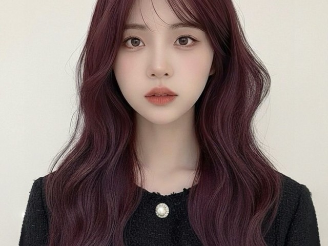 레드브라운 + 레이어드펌 ❤️ 따뜻한 붉은빛 브라운에 자연스럽게 흐르는 …