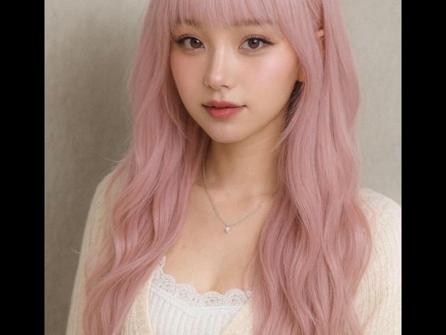 성신여대 미용실 애쉬핑크컬러