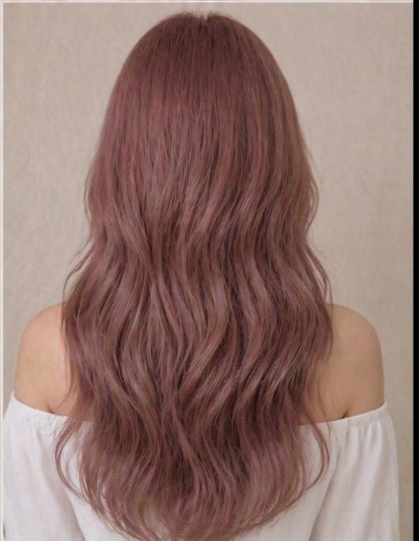 탈색머리스타일  로즈핑크컬러4