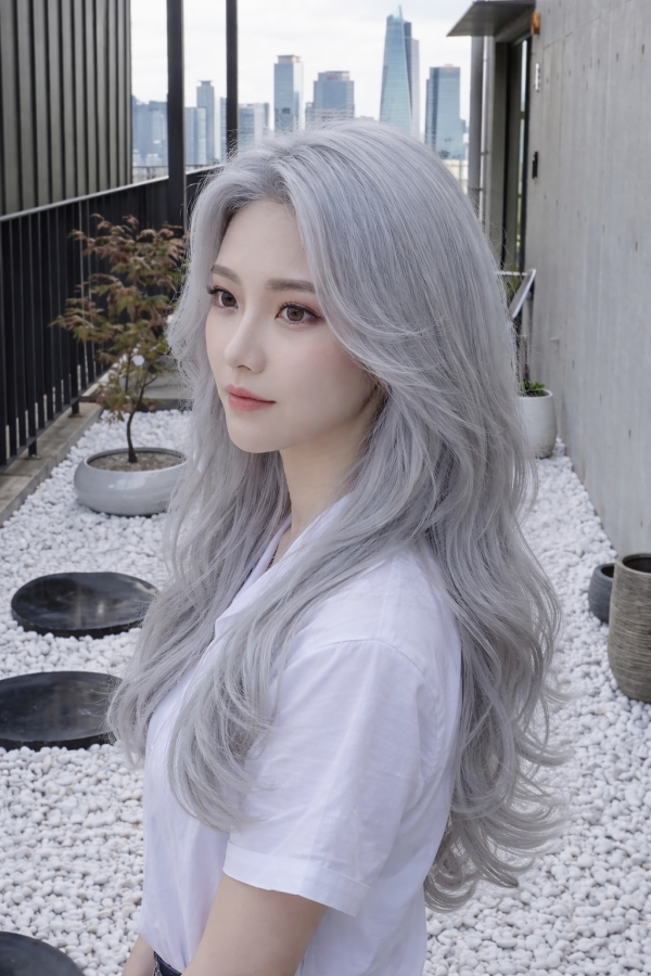 성신여대 미용실 애쉬금발스타일3