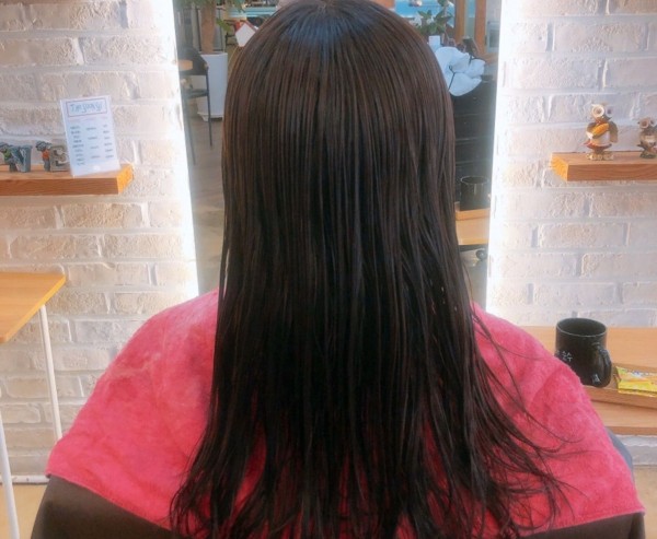 레이어드컷과 함께한 레이어드펌10