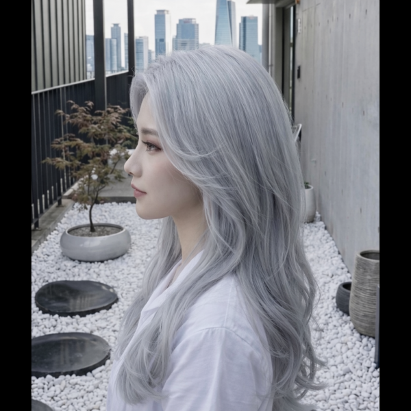 성신여대 미용실 애쉬금발스타일4