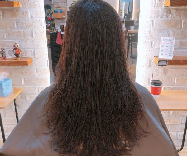 레이어드컷과 함께한 레이어드펌9