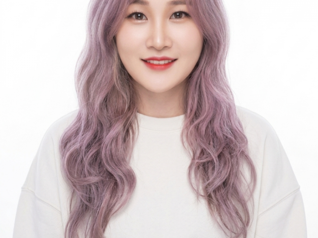 성신여대 미용실 핑크바이올렛 염색