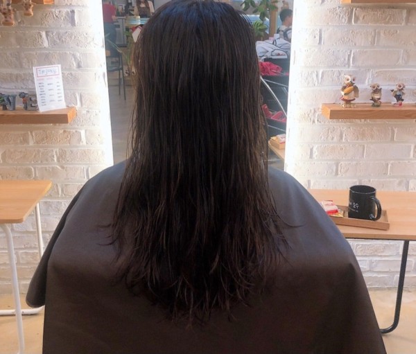 레이어드컷과 구름펌 물결펌9