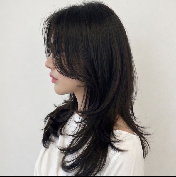 레이어드컷과 함께한 레이어드펌3