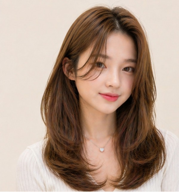 밀크브라운 컬러염색3